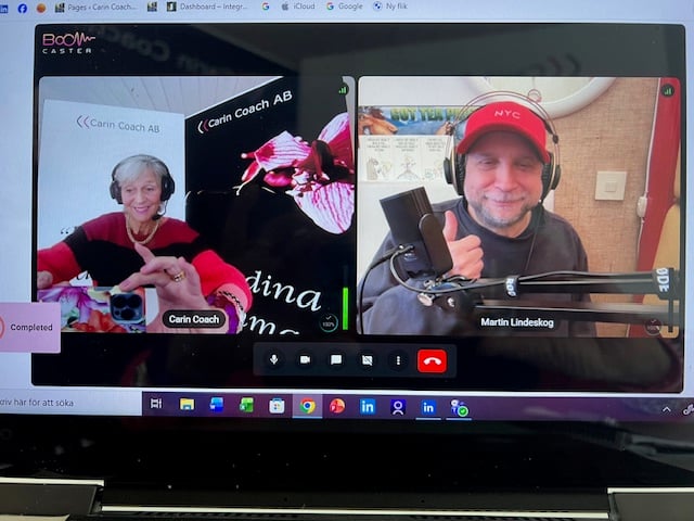 Carin Coach & Martin poddare i Online studion